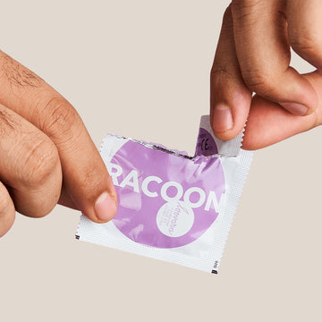 Loovara veganski kondomi RACOON 49 mm, 12 kos