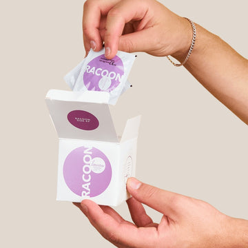 Loovara veganski kondomi RACOON 49 mm, 12 kos