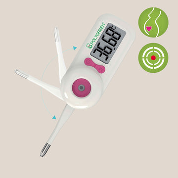 Polygreen Digitalni pametni bazalni termometer z mikrolečo za preverjanje ovulacije KD-2161